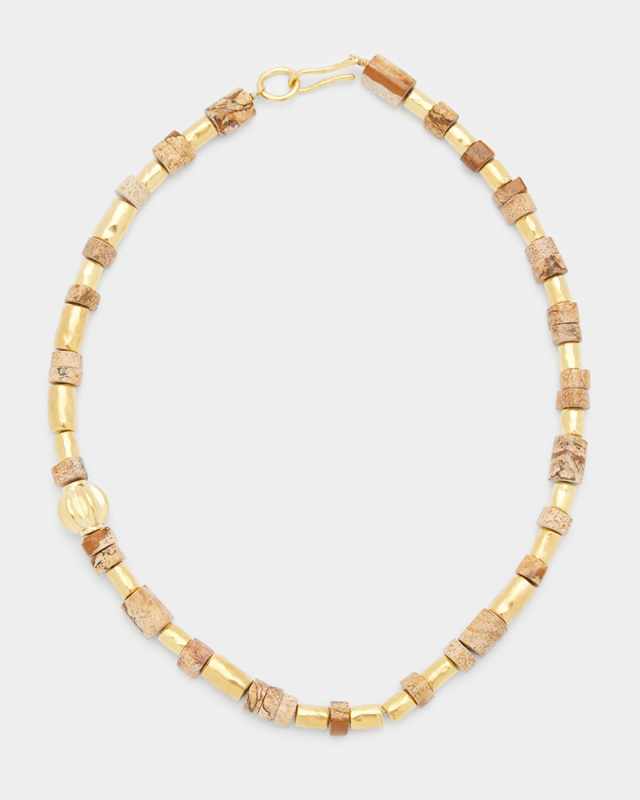 Valentine Necklace with Jasper